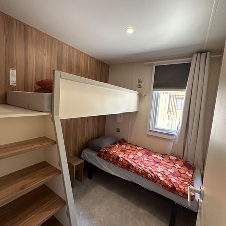 La chambre enfant avec ses lits superposés